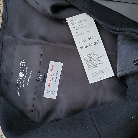 NWT Hydrogen Alberto Biani Skirt Wrap Mini Wool Blend Size 44/Large SkullS - Picture 4 of 6